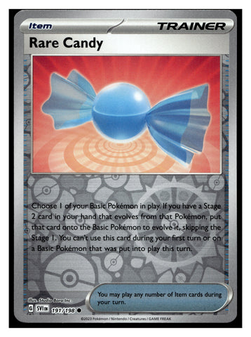 SV01: Scarlet & Violet Base Set #191/198 Rare Candy