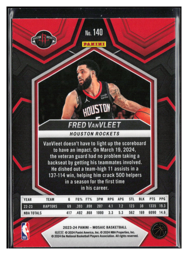 2023-24 Panini Mosaic #140 Fred VanVleet