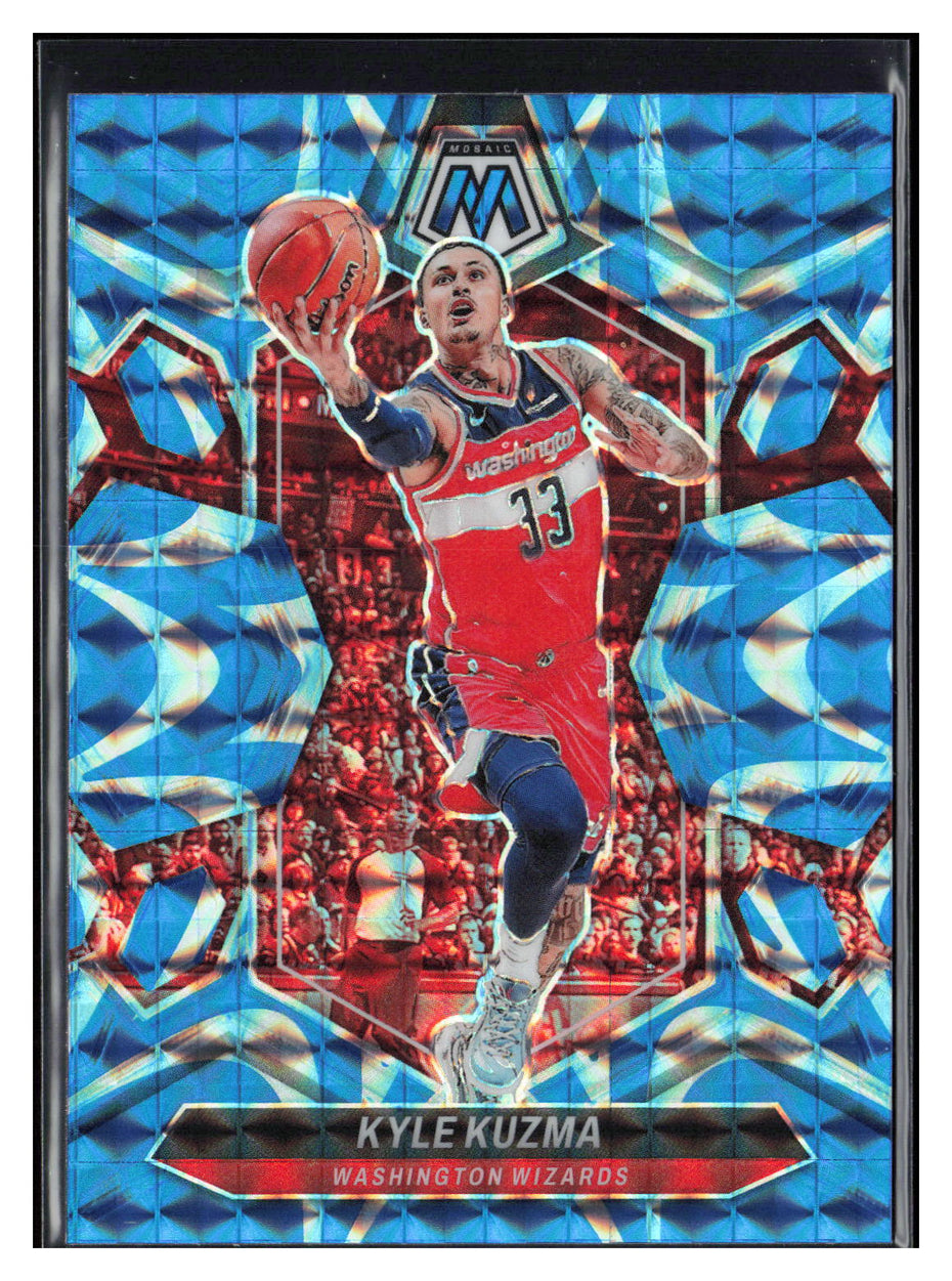 2023-24 Panini Mosaic #175 Kyle Kuzma Reactive Blue