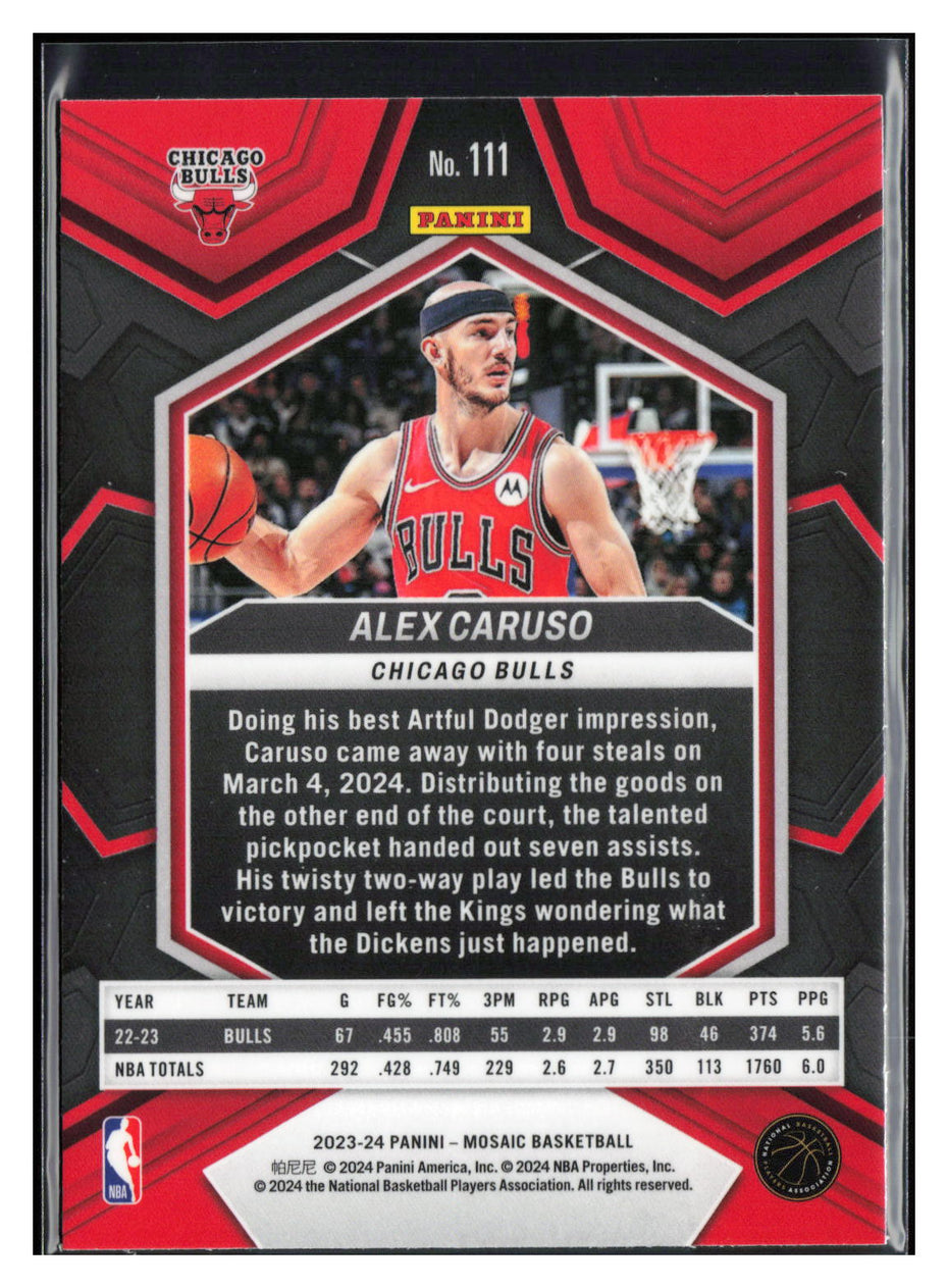 2023-24 Panini Mosaic #111 Alex Caruso