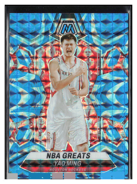 2023-24 Panini Mosaic #294 Yao Ming Reactive Blue