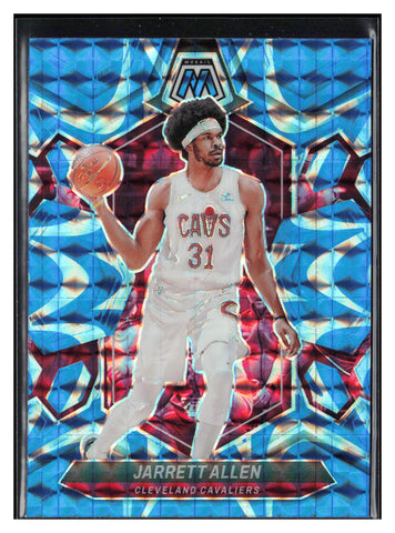 2023-24 Panini Mosaic #21 Jarrett Allen Reactive Blue