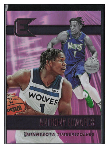 2021-22 Panini Chronicles #307 Anthony Edwards Pink