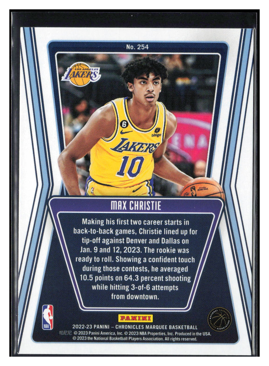 2022-23 Panini Chronicles #254 Max Christie