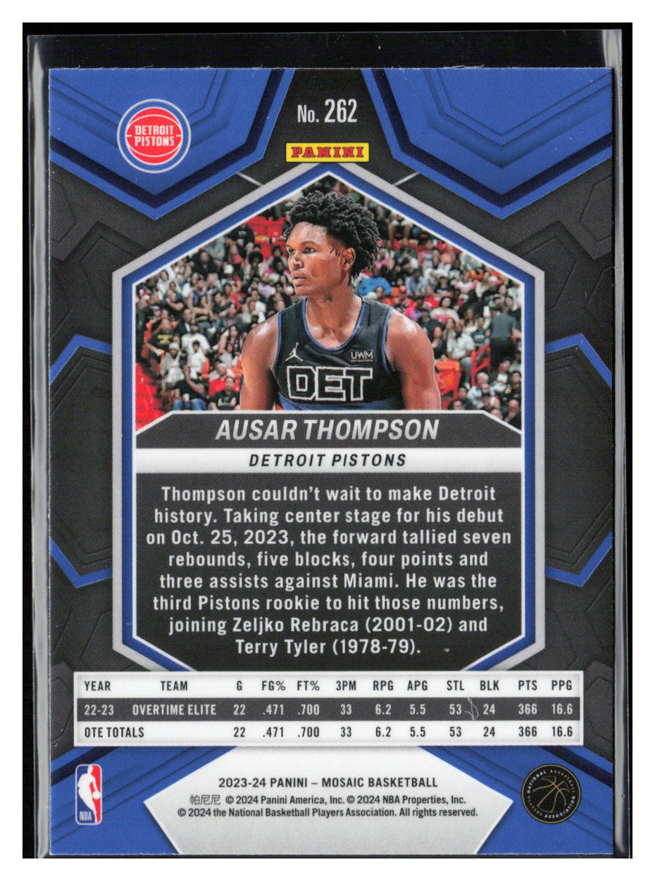 2023-24 Panini Mosaic #262 Ausar Thompson