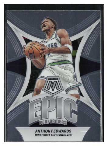 2023-24 Panini Mosaic #20 Anthony Edwards Epic Performers