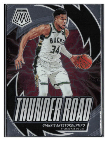 2023-24 Panini Mosaic #6 Giannis Antetokounmpo Thunder Road