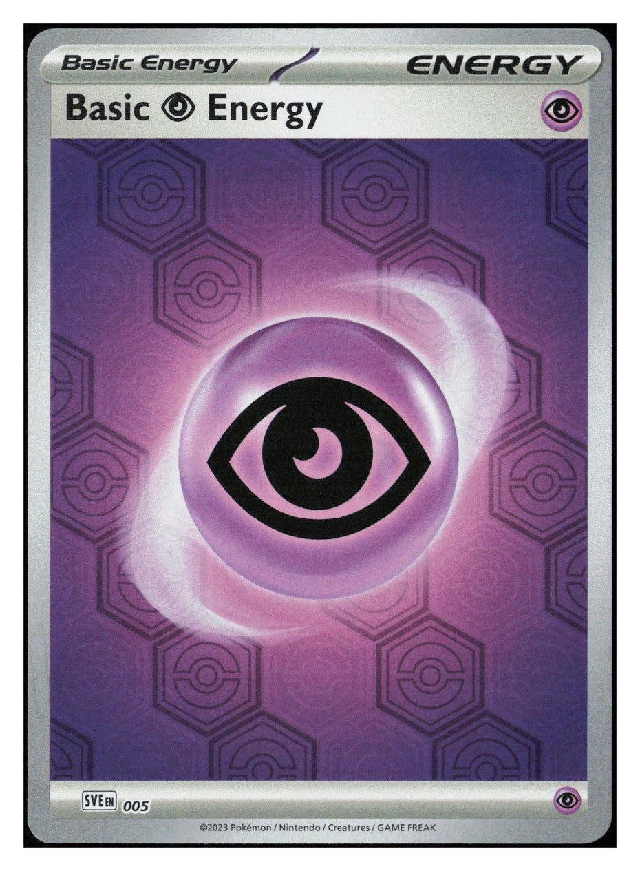 Scarlet & Violet Base Set #005 Basic Psychic Energy (Holo)