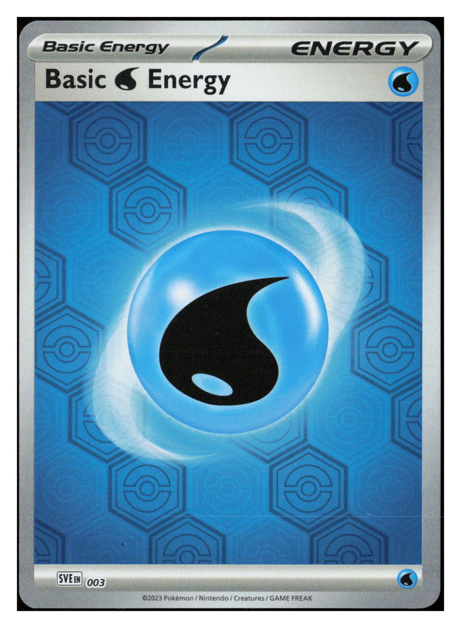 SV01: Scarlet & Violet Base Set #003 Basic Water Energy Holo