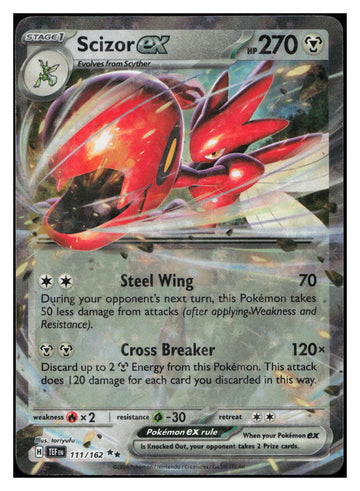 
SV05: Temporal Forces #111/162 Scizor ex