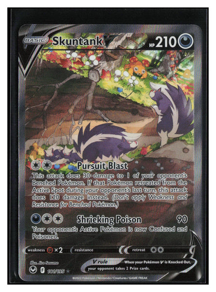 SWSH12: Silver Tempest #181/195 Skuntank V (Alternate Full Art)