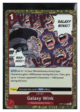 One Piece: 500 Years In The Future #OP07-016 R Galaxy Wink