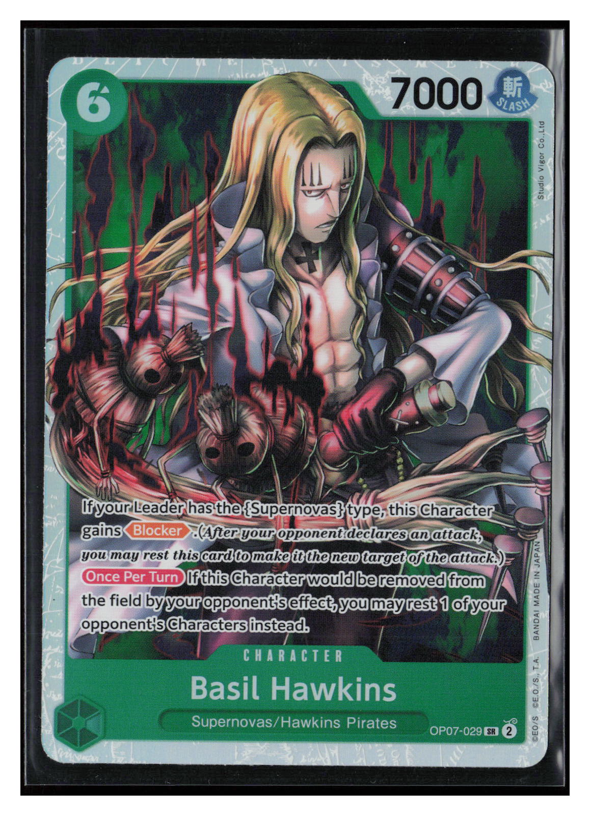 basil hawkins one piece card game One Piece Card Game Basil Hawkins - Awakening of the New Era