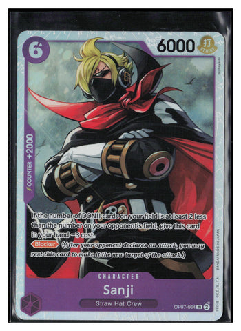 One Piece: 500 Years In The Future #OP07-064 SR Sanji