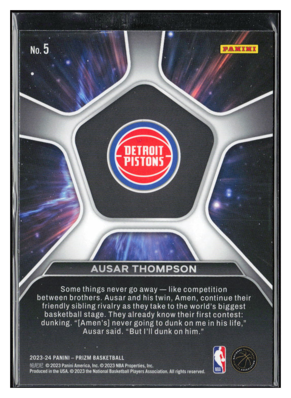 2023-24 Panini Prizm #5 Ausar Thompson Deep Space