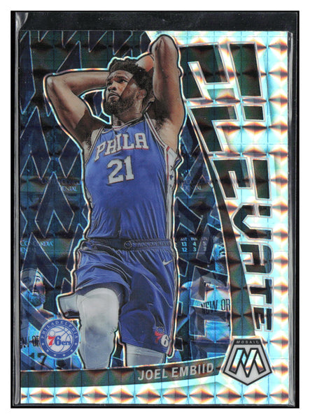 2022-23 Panini Mosaic #12 Joel Embiid Elevate Mosaic