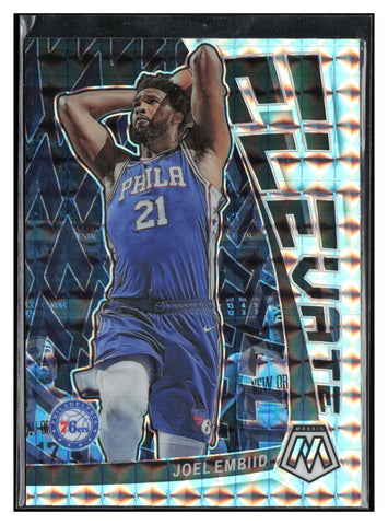 2022-23 Panini Mosaic #12 Joel Embiid Elevate Mosaic