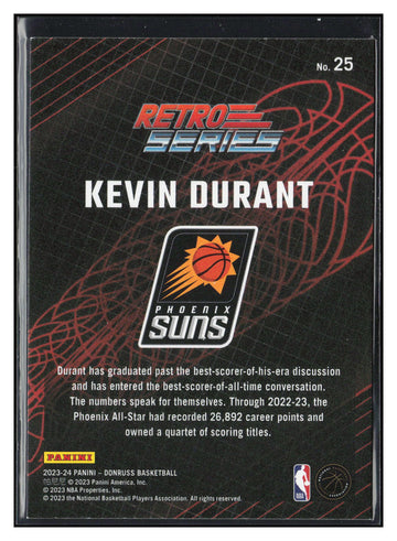 2023-24 Donruss #25 Kevin Durant Retro Series