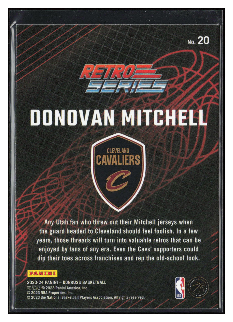 2023-24 Donruss #20 Donovan Mitchell Retro Series