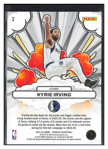 2023-24 Donruss #4 Kyrie Irving Bomb Squad