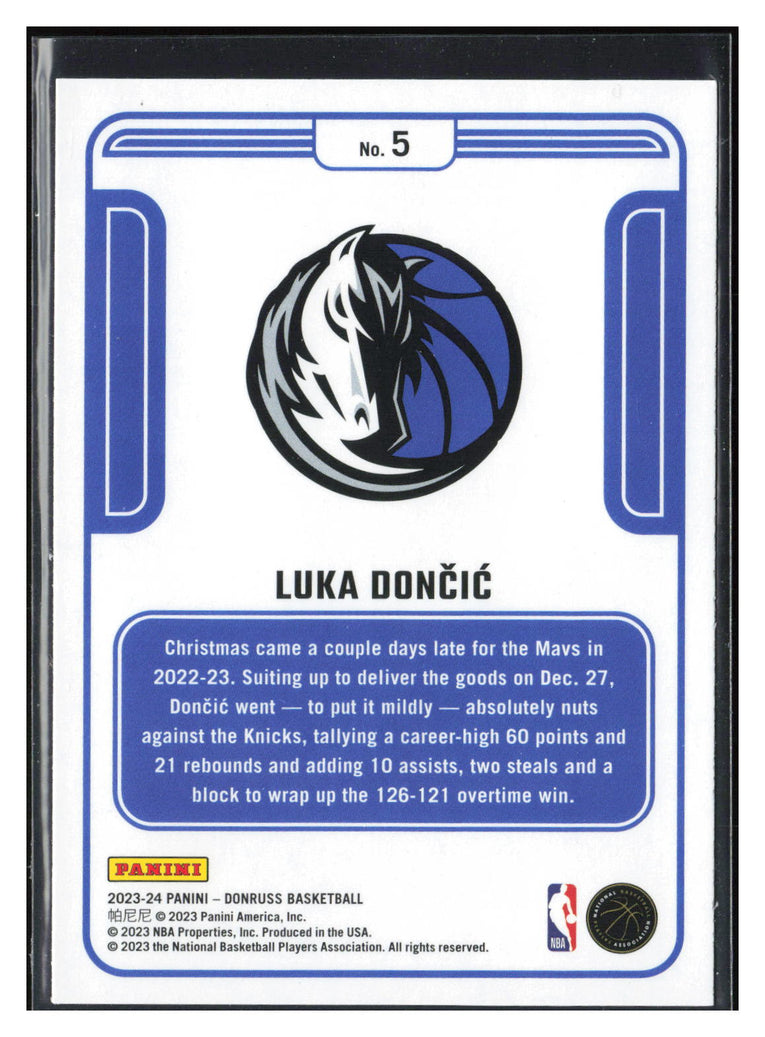 2023-24 Donruss #5 Luka Doncic Complete Players