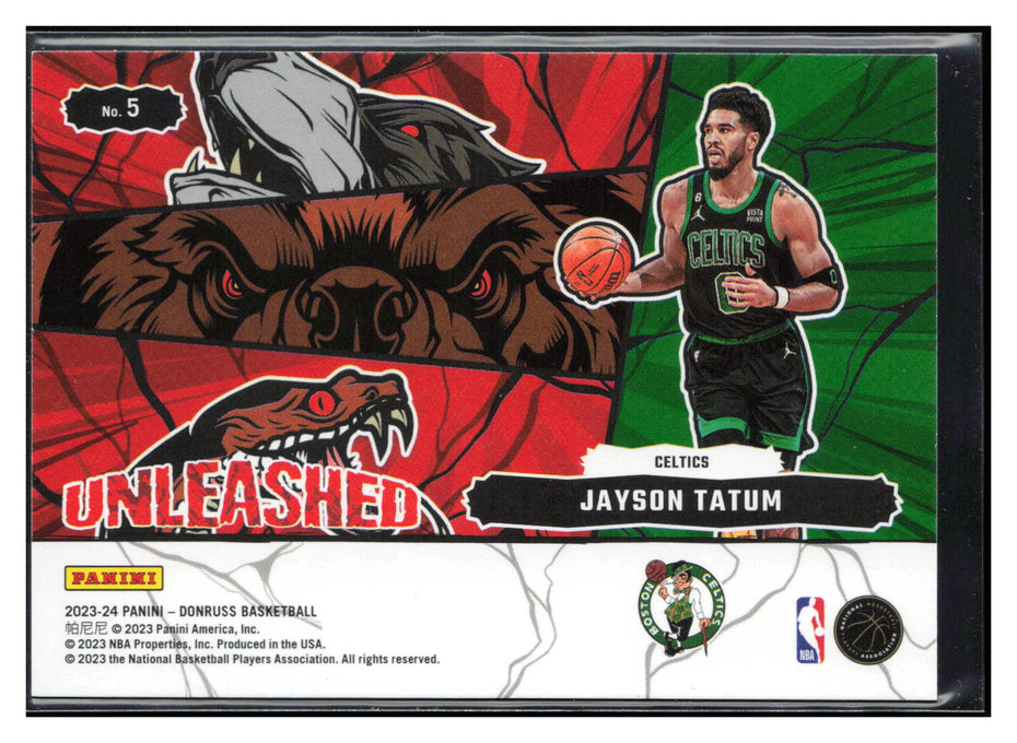 2023-24 Donruss #5 Jayson Tatum Unleashed