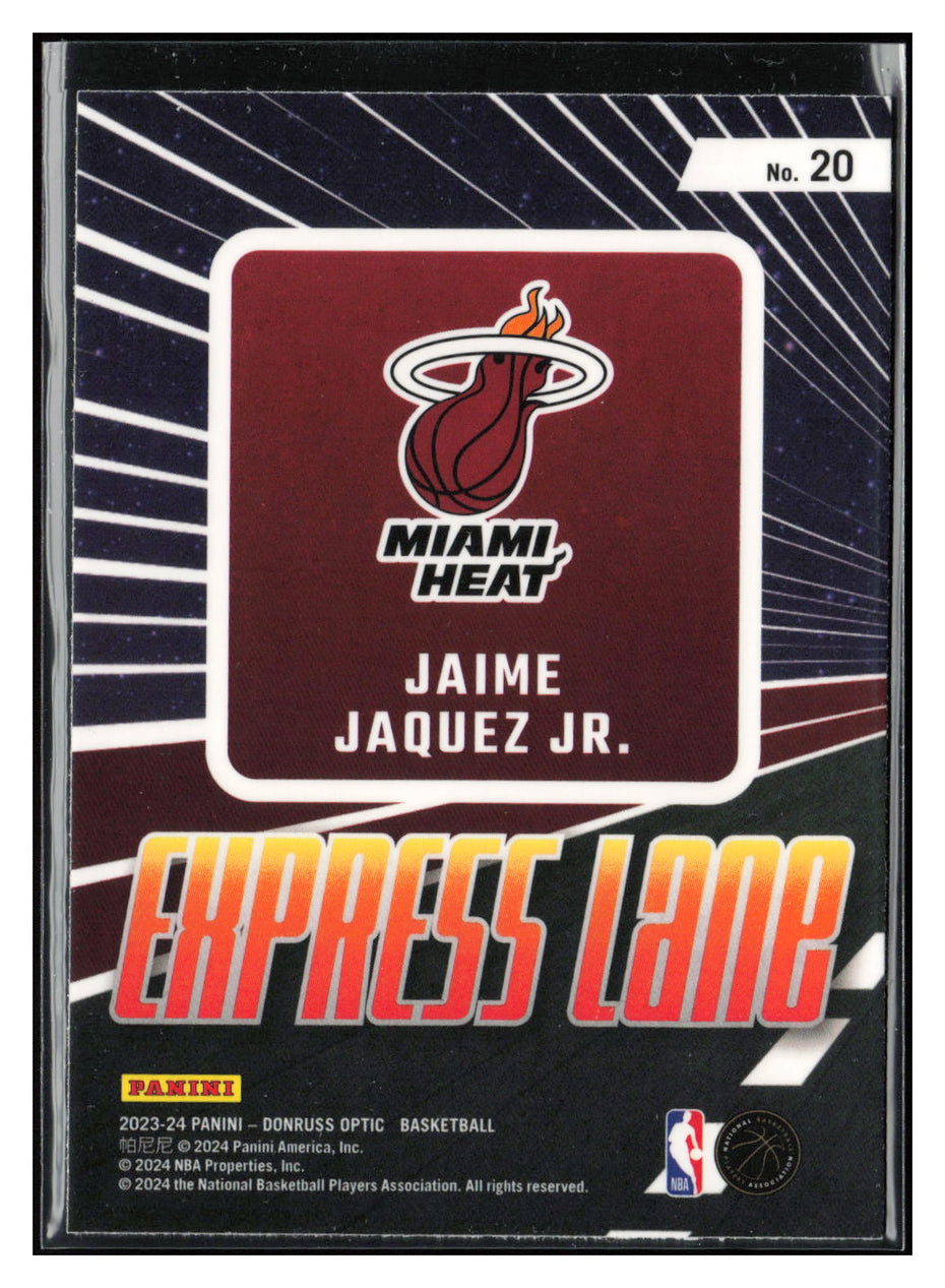 2023-24 Donruss Optic #20 Jaime Jaquez Jr. Express Lane