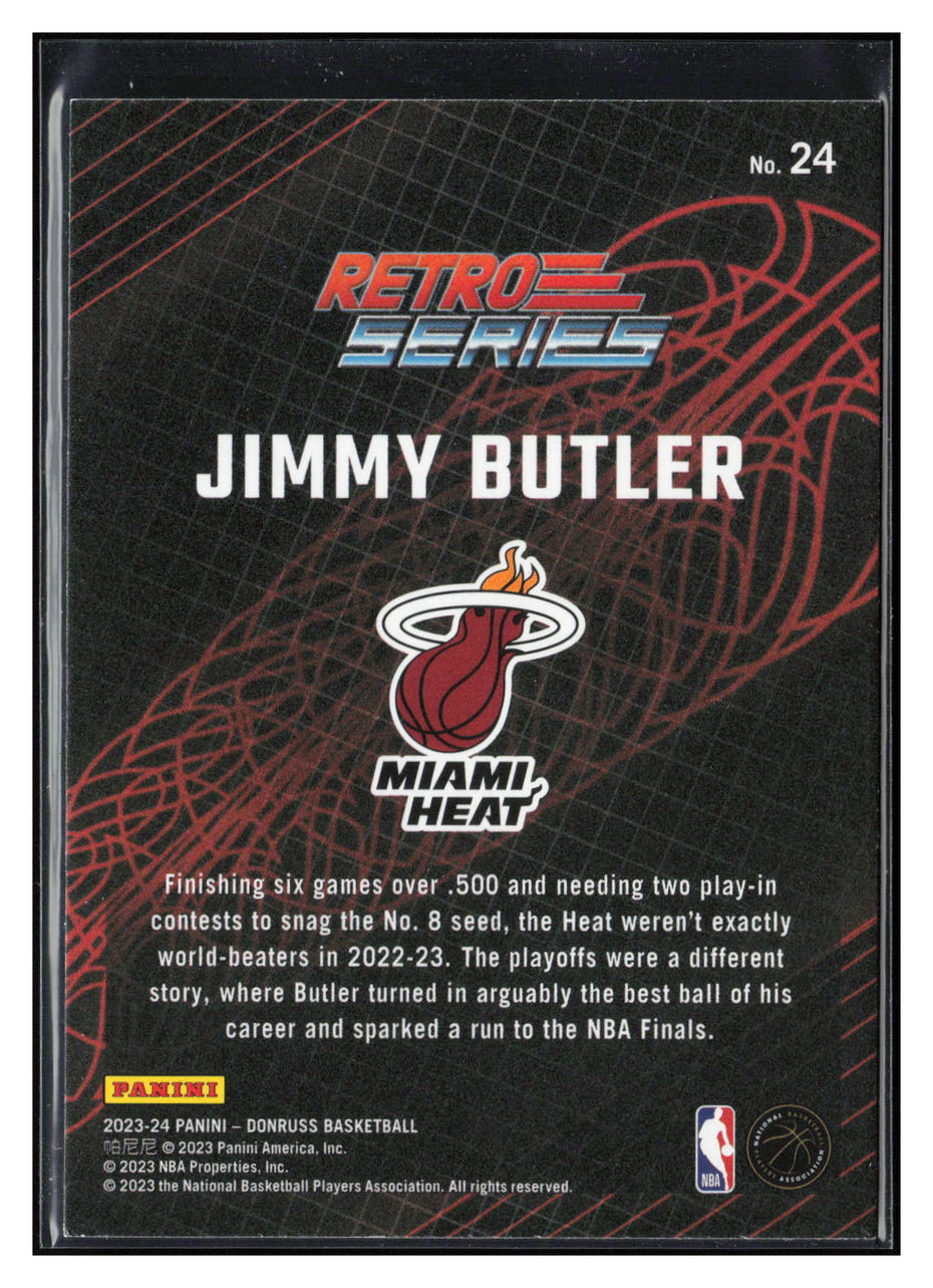 2023-24 Donruss #24 Jimmy Butler Retro Series Press Proof