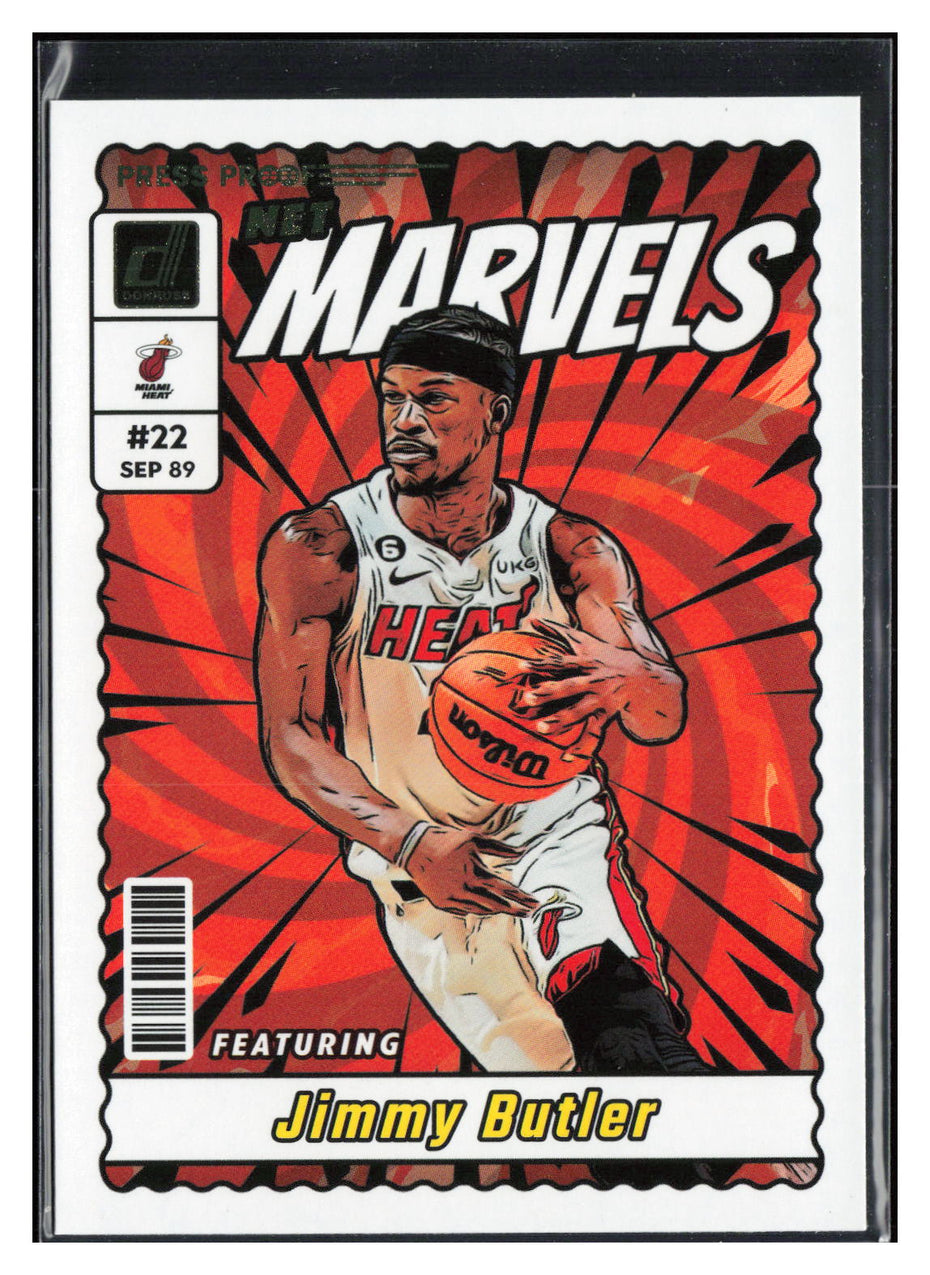 2023-24 Donruss #16 Jimmy Butler Net Marvels Press Proof