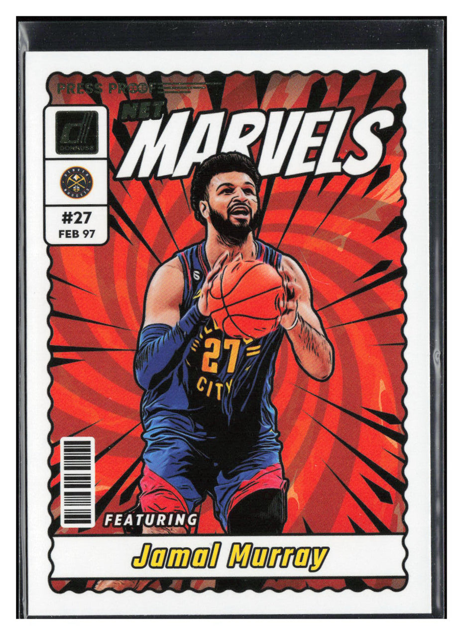 2023-24 Donruss #8 Jamal Murray Net Marvels Press Proof