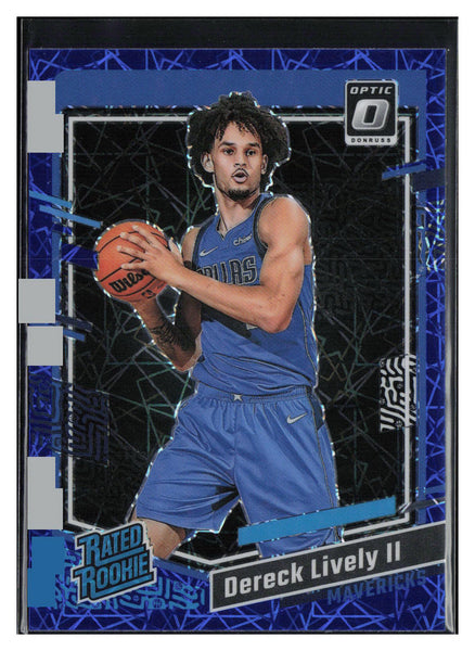 2023-24 Donruss Optic #245 Dereck Lively II Blue Velocity