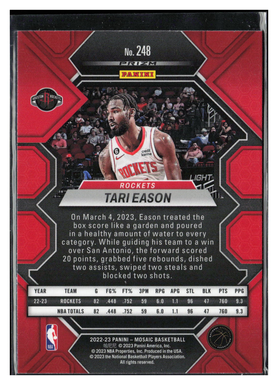 2022-23 Panini Mosaic #248 Tari Eason Reactive Blue