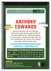 2023-24 Donruss #137 Anthony Edwards Green Laser Holo