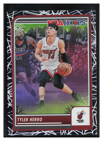 2023-24 Hoops Haunted Hoops #126 Tyler Herro Holo Webs