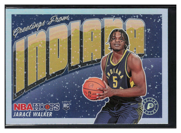 2023-24 Hoops Winter #12 Jarace Walker Rookie Greetings Holo