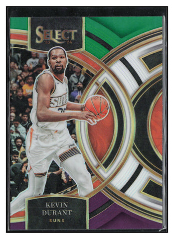 2023-24 Panini Select #199 Kevin Durant Green White Purple Prizms