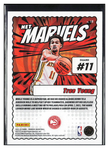 
2023-24 Donruss #18 Trae Young Net Marvels