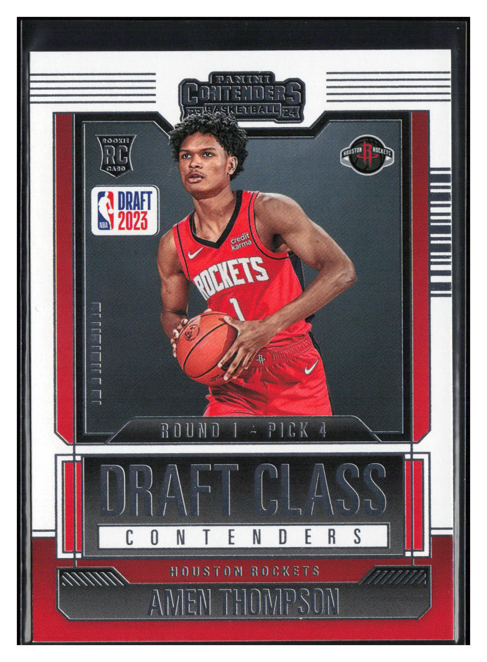 2023-24 Panini Contenders #5 Amen Thompson 2023 Draft Class Contenders