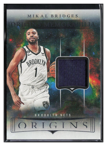 2023-24 Panini Origins #OM-MIK Mikal Bridges Origins Memorabilia