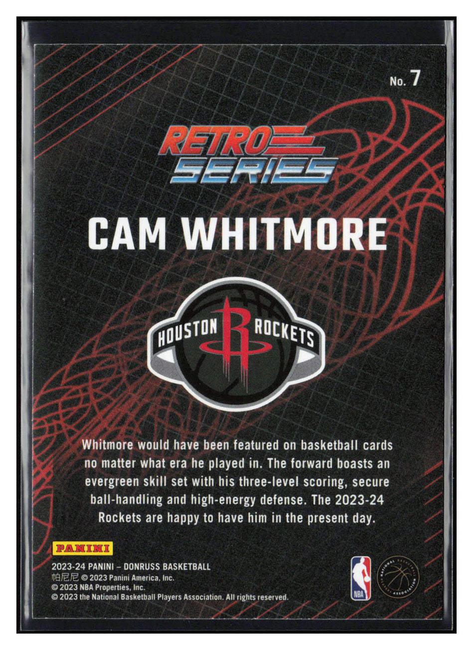 2023-24 Donruss #7 Cam Whitmore Retro Series Press Proof