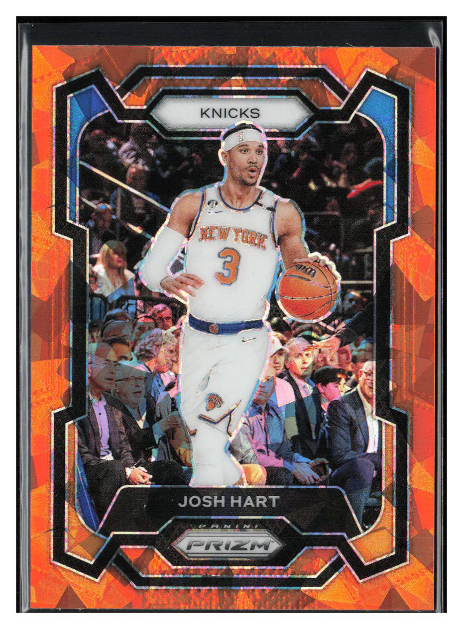 2023-24 Panini Prizm #260 Josh Hart Prizms Orange Ice