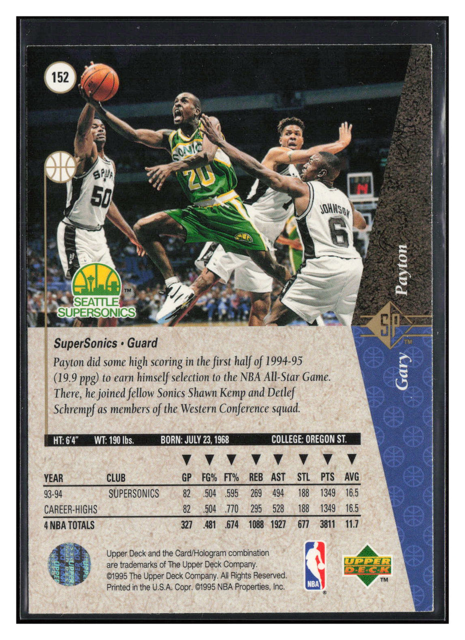 1994-95 SP #152 Gary Payton