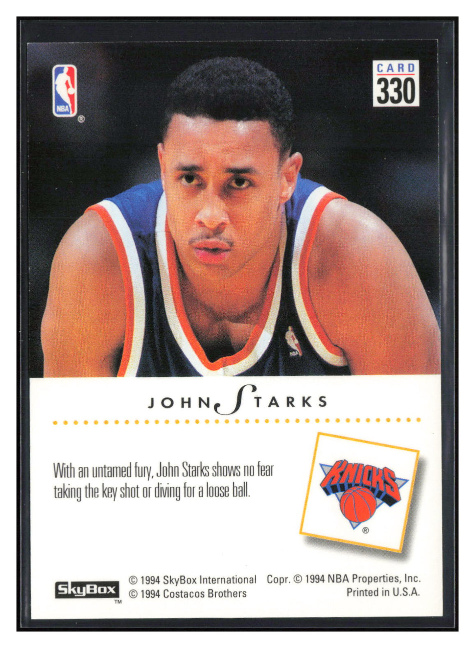 1993-94 SkyBox Premium #330 John Starks