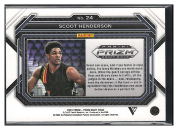 
2023 Panini Prizm Draft Picks #24b Scoot Henderson