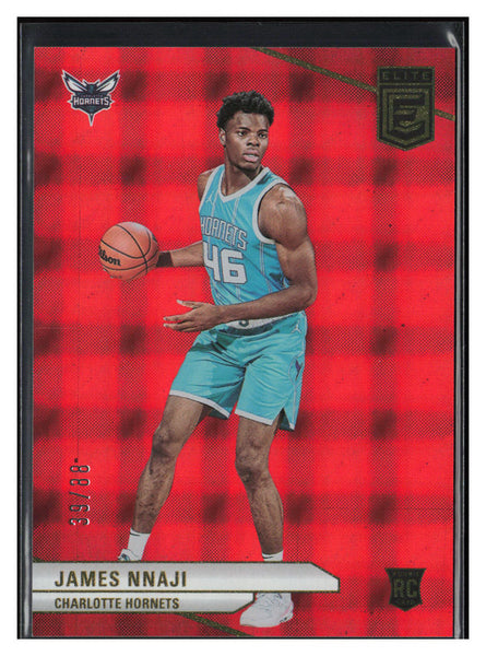 2023-24 Donruss Elite #243 James Nnaji International Hyper Red #/88