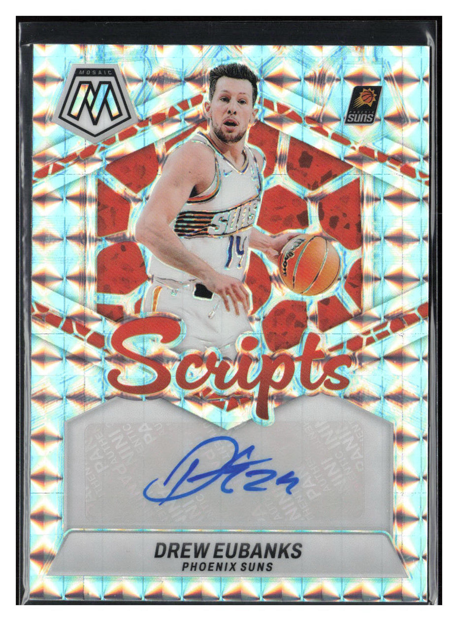 2023-24 Panini Mosaic #MS-EUB Drew Eubanks Scripts