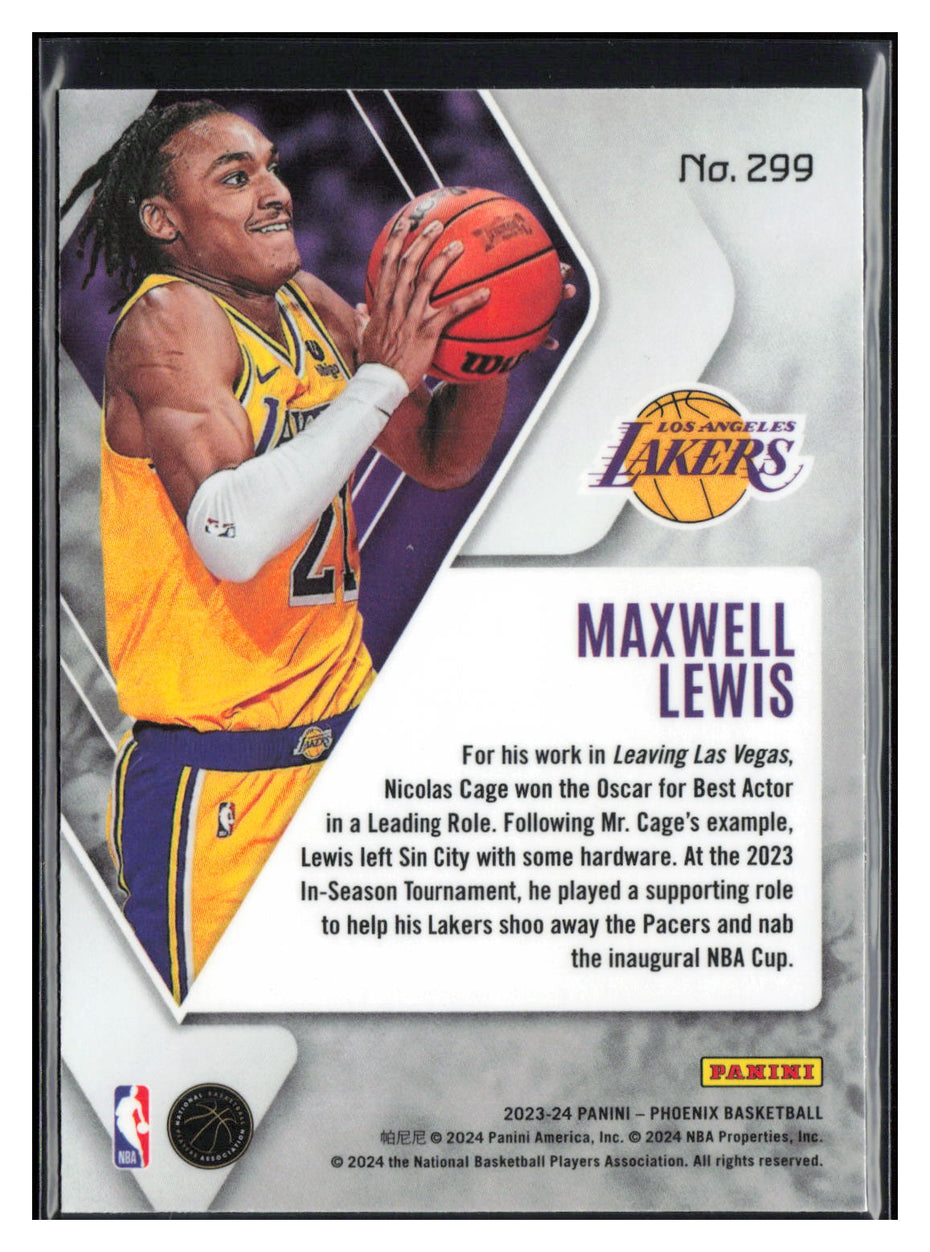 2023-24 Panini Phoenix #299 Maxwell Lewis Phoenix Red Ice