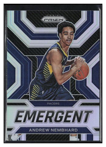 2022-23 Panini Prizm #2 Andrew Nembhard Emergent Prizms Silver