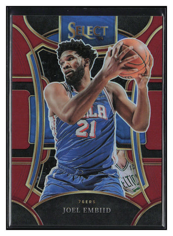 2023-24 Panini Select #397 Joel Embiid Maroon Prizms #/175