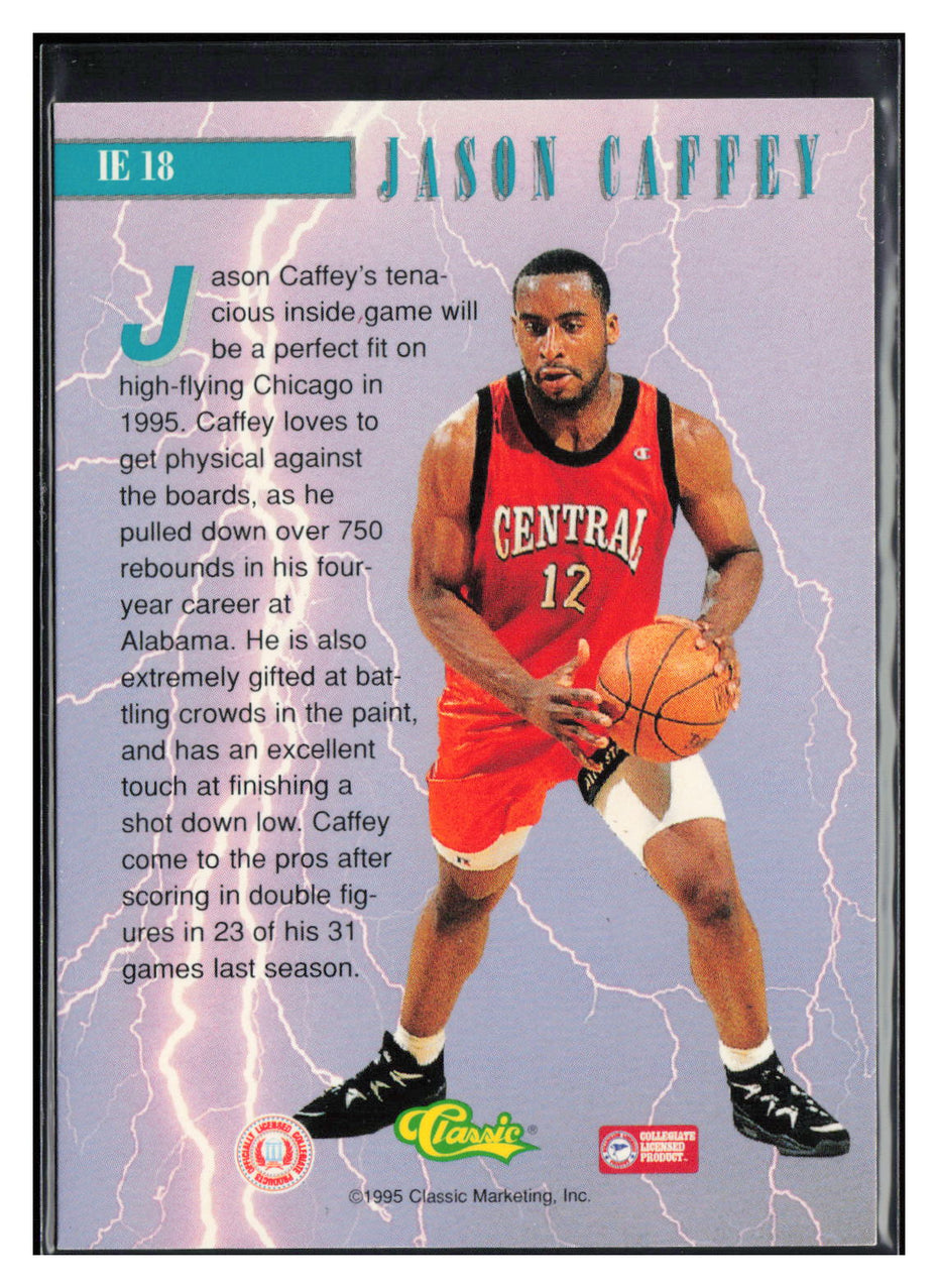 1995 Classic Rookies #IE18 Jason Caffey Instant Energy